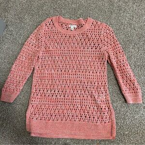 Croft & Barrow Pink Crewneck Sweater